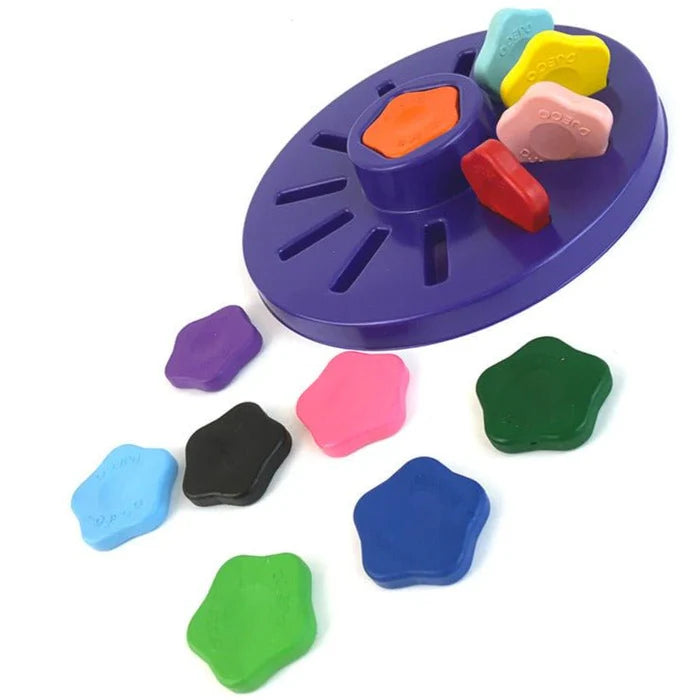 Pack 12 ceras flor de Djeco | De Cáscara de Nuez | creatividad, motricidad fina, expresión emocional, juego libre