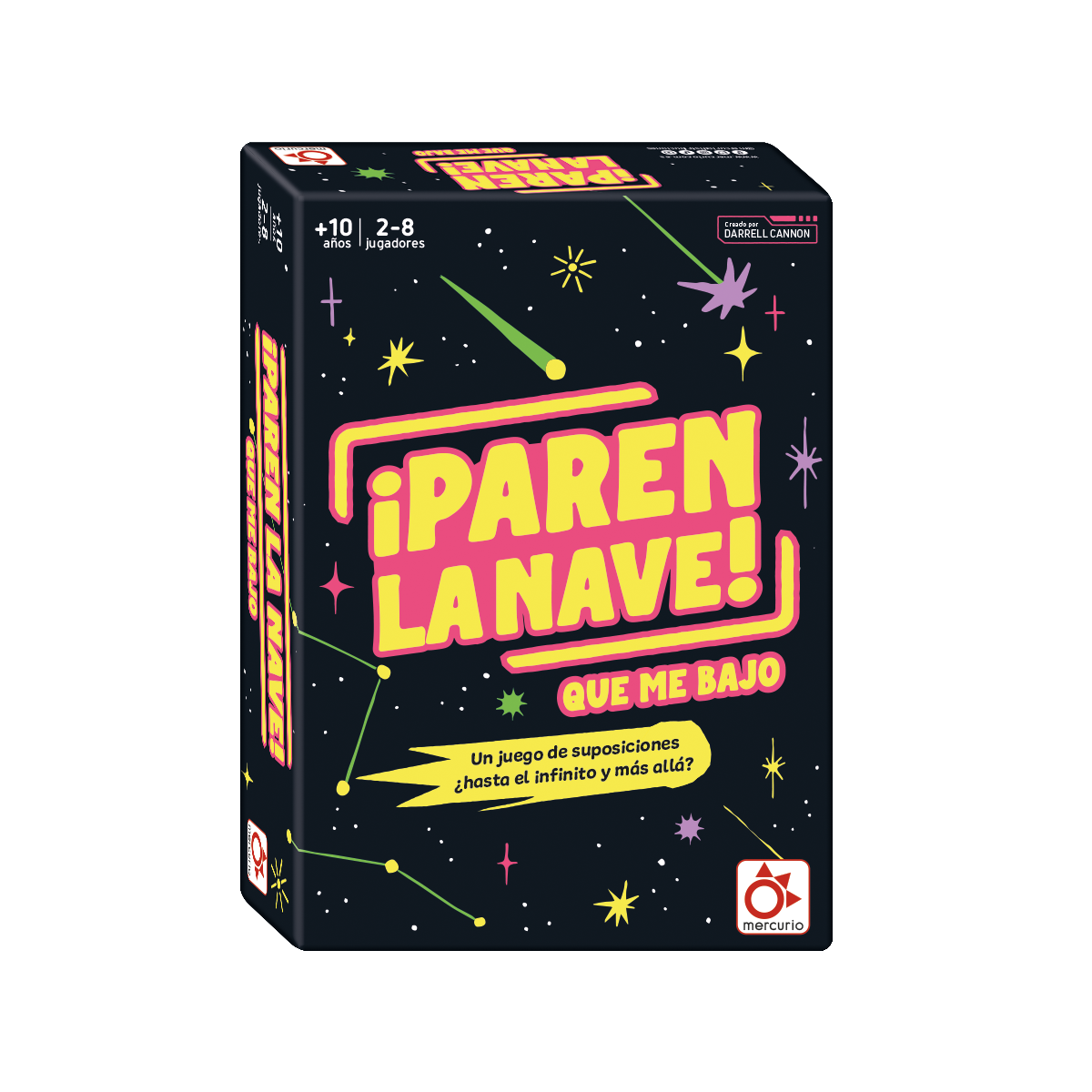 Paren la Nave de Mercurio | De Cáscara de Nuez | atención, habilidades sociales, tolerancia a la frustración, concentración, estimación, party game
