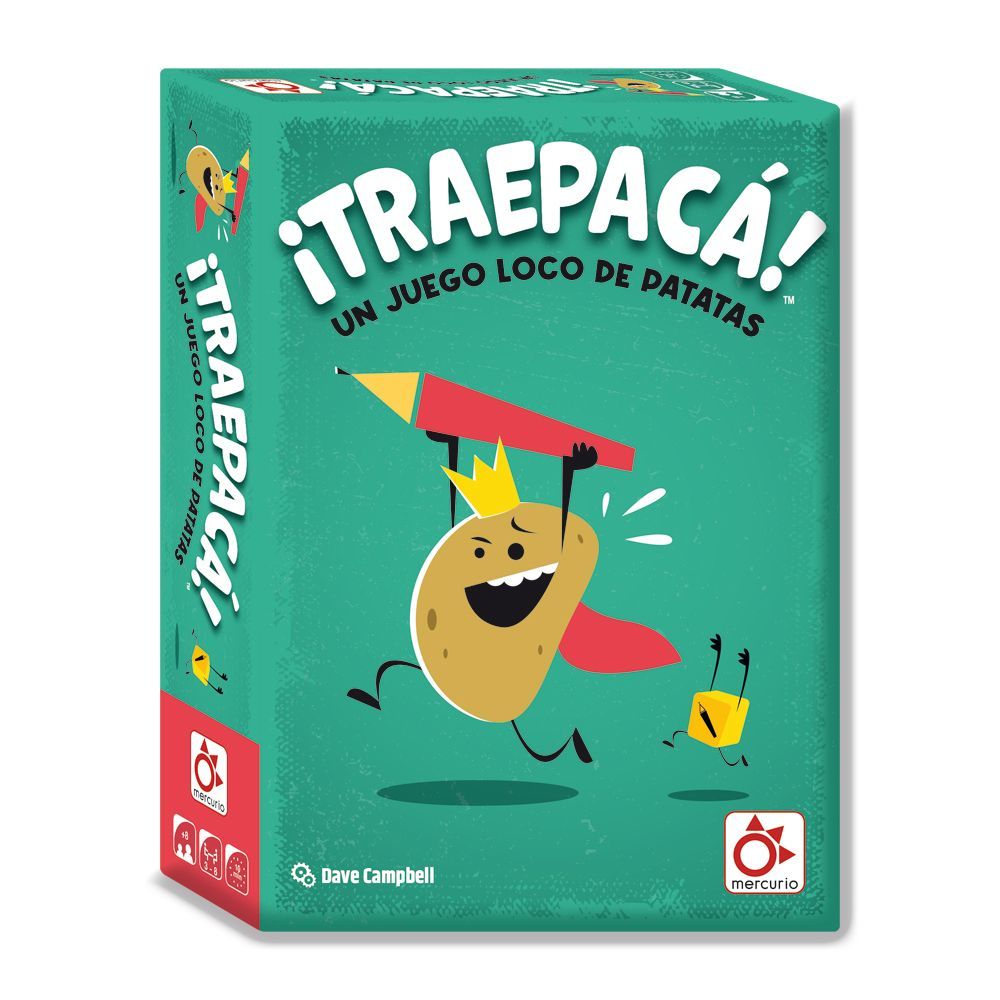 Traepacá de Mercurio | De Cáscara de Nuez | lenguaje, comunicación, habilidades sociales, creatividad, control de impulsos, party game
