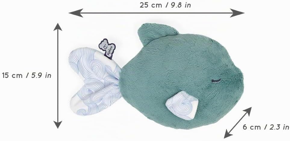 Peluche pequeño Pez de Kaloo | De Cáscara de Nuez | emociones, vínculo afectivo, autonomía, juego libre