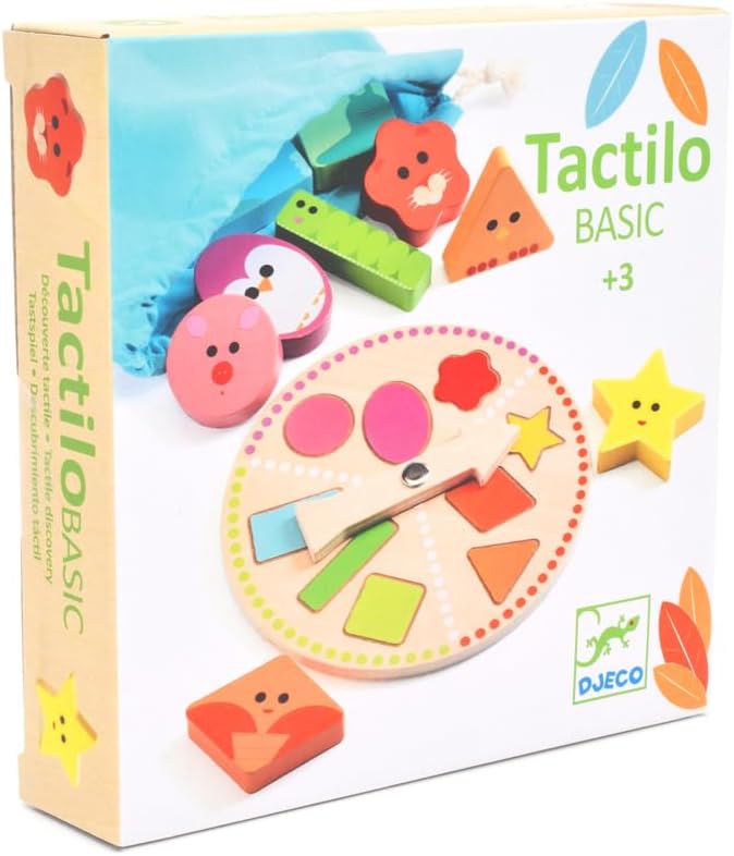 Primera Edad TactiloBasic de Djeco | De Cáscara de Nuez | estimulación cognitiva, motricidad fina, atención, autonomía
