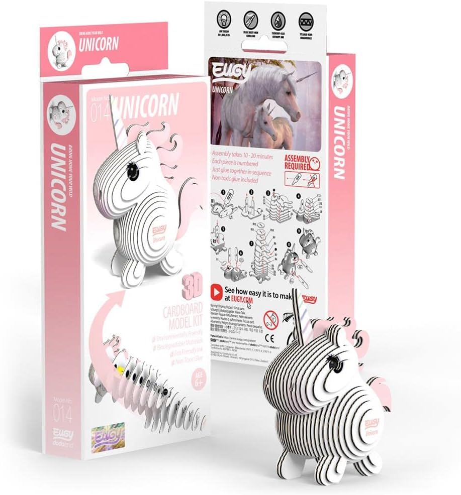 014 EUGY Unicorn | De Cáscara de Nuez | creatividad, motricidad fina, concentración, sostenibilidad