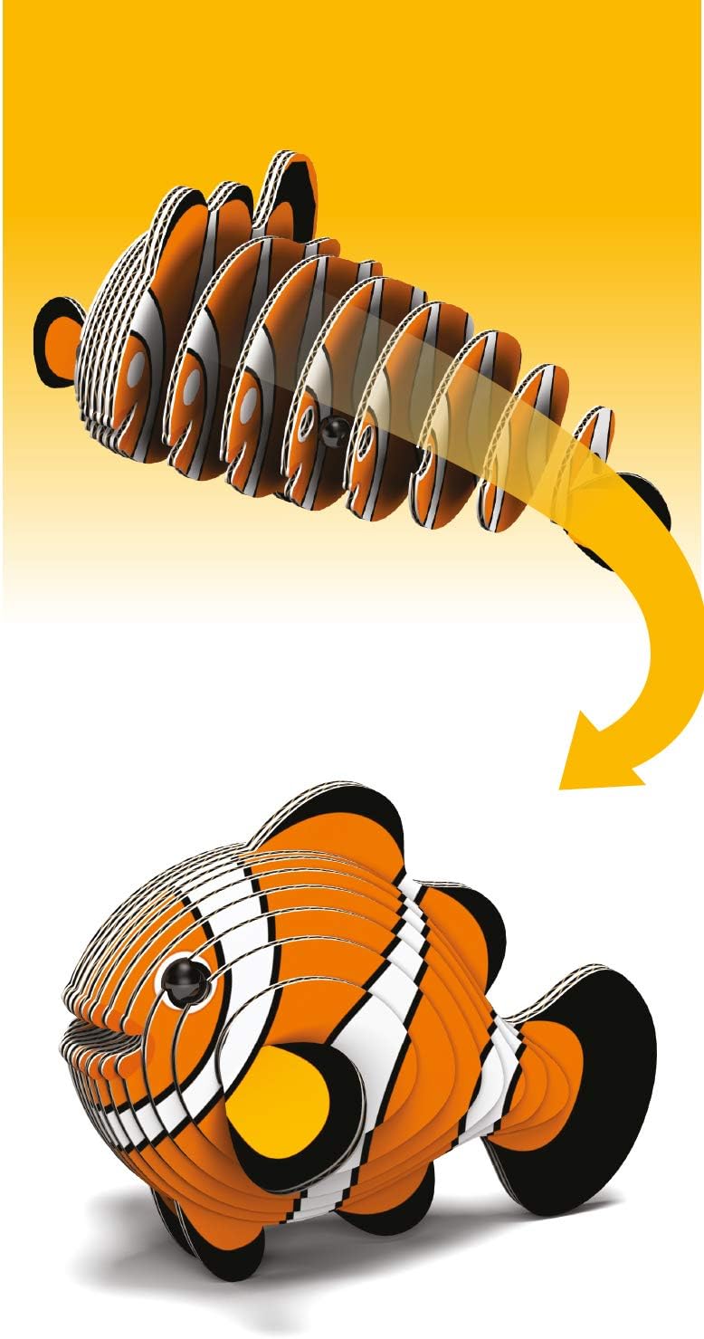 037 EUGY Clownfish | De Cáscara de Nuez | concentración, creatividad, motricidad fina, sostenibilidad