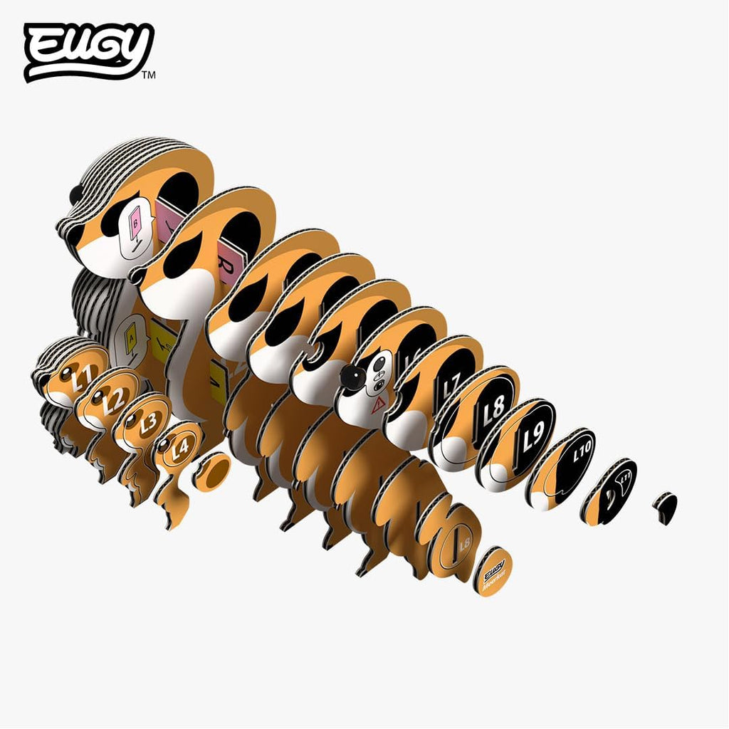 046 EUGY Suricata | De Cáscara de Nuez | concentración, respeto, motricidad fina, sostenibilidad