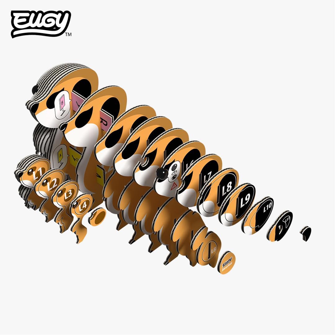 046 EUGY Suricata | De Cáscara de Nuez | concentración, respeto, motricidad fina, sostenibilidad