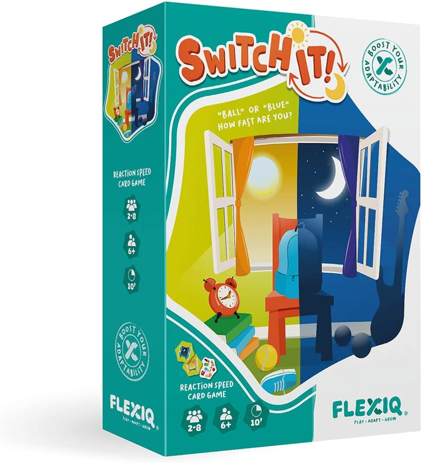 Switch it! de FlexiQ | De Cáscara de Nuez | concentración, estimulación cognitiva, autonomía, tolerancia a la frustración