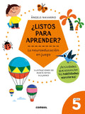 Listos para aprender 5 años. Editorial Combel | De Cáscara de Nuez | lenguaje, motricidad fina, autonomía, estimulación cognitiva