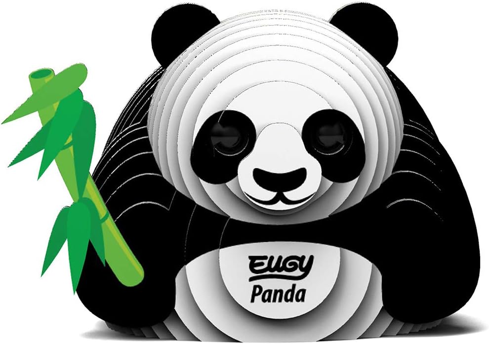 013 EUGY Panda | De Cáscara de Nuez | creatividad, estimulación cognitiva, motricidad fina, sostenibilidad