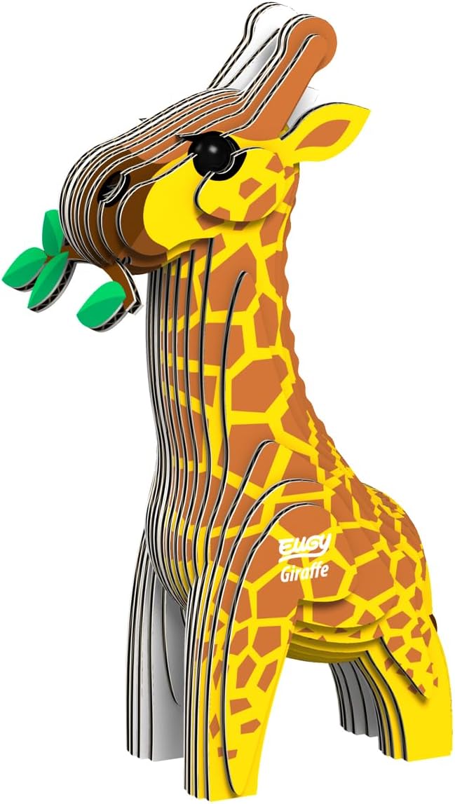 09 EUGY Giraffe | De Cáscara de Nuez | atención, autonomía, motricidad fina, sostenibilidad