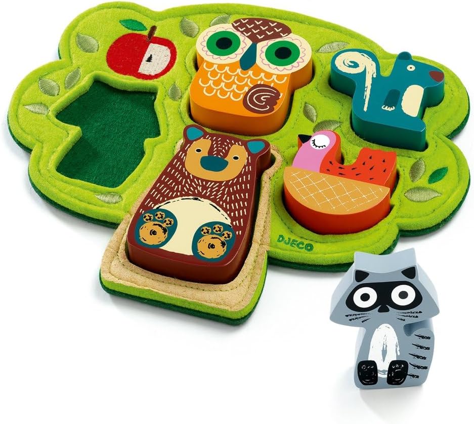 Puzzle Oski de Djeco | De Cáscara de Nuez | concentración, motricidad fina, estimulación cognitiva, atención