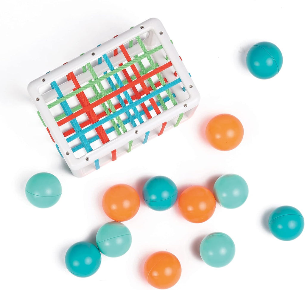 Cubo de manipulación de Ludi | De Cáscara de Nuez | motricidad, estimulación cognitiva, autonomía, atención