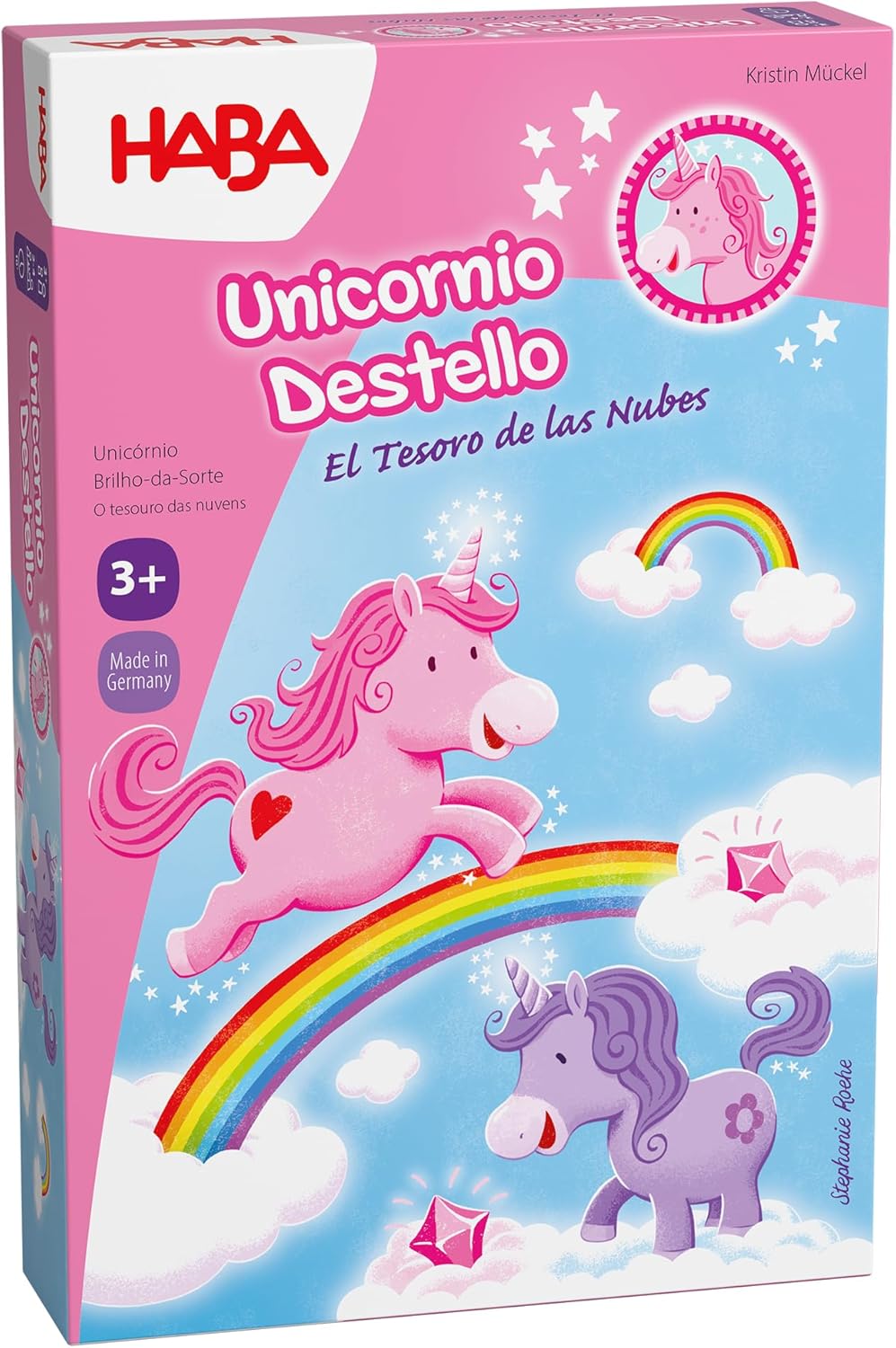 Unicornio Destello El tesoro de las nubes de Haba | De Cáscara de Nuez | habilidades sociales, respeto, tolerancia a la frustración, emociones