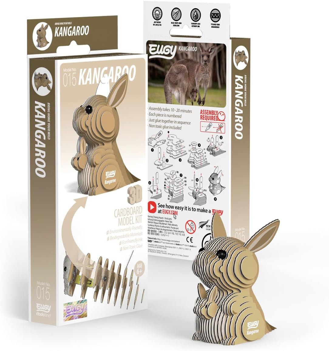 015 EUGY Kangaroo | De Cáscara de Nuez | autonomía, motricidad fina, concentración, sostenibilidad