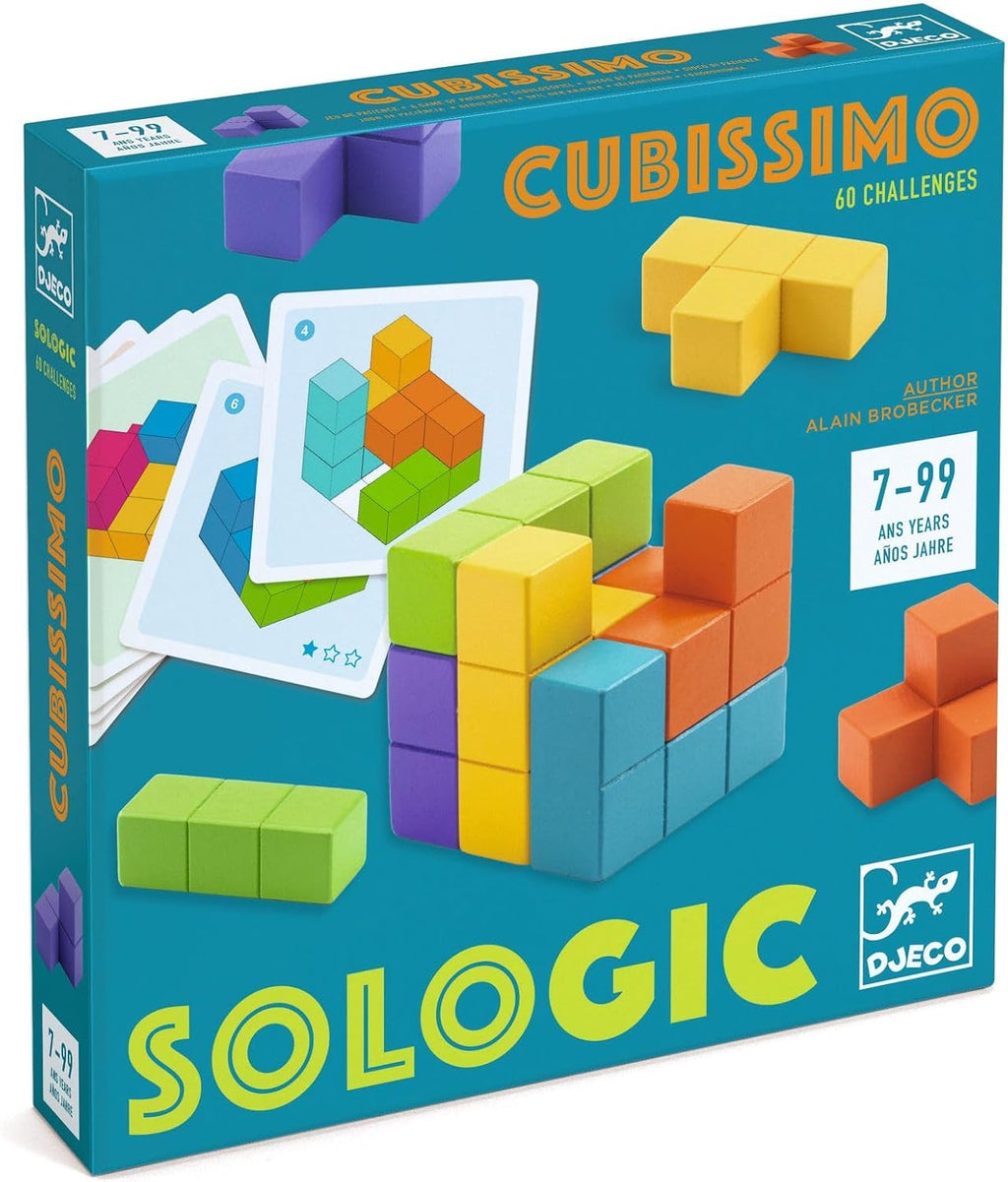 Cubissimo de Djeco | De Cáscara de Nuez | estimulación cognitiva, concentración, autonomía, tolerancia a la frustración