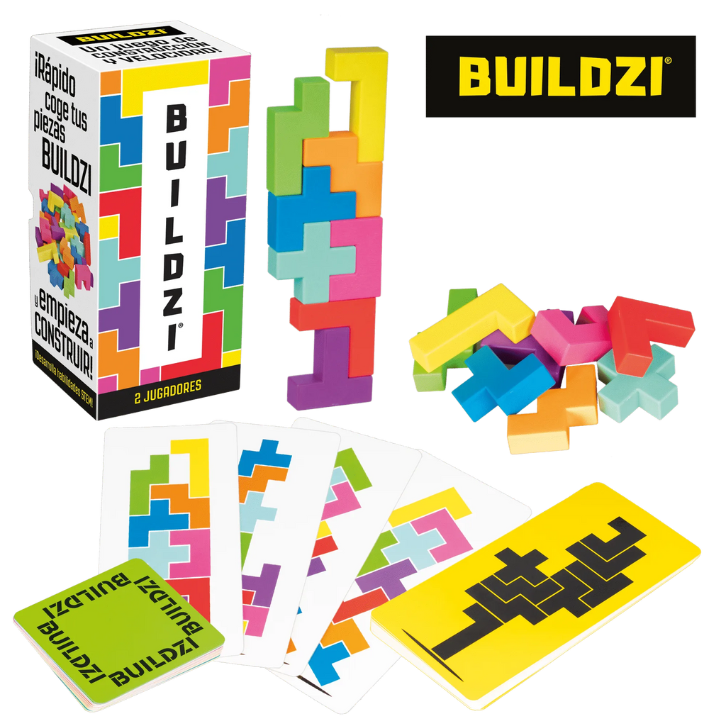 Buildzi de Lúdilo | De Cáscara de Nuez | concentración, tolerancia a la frustración, habilidades sociales, atención