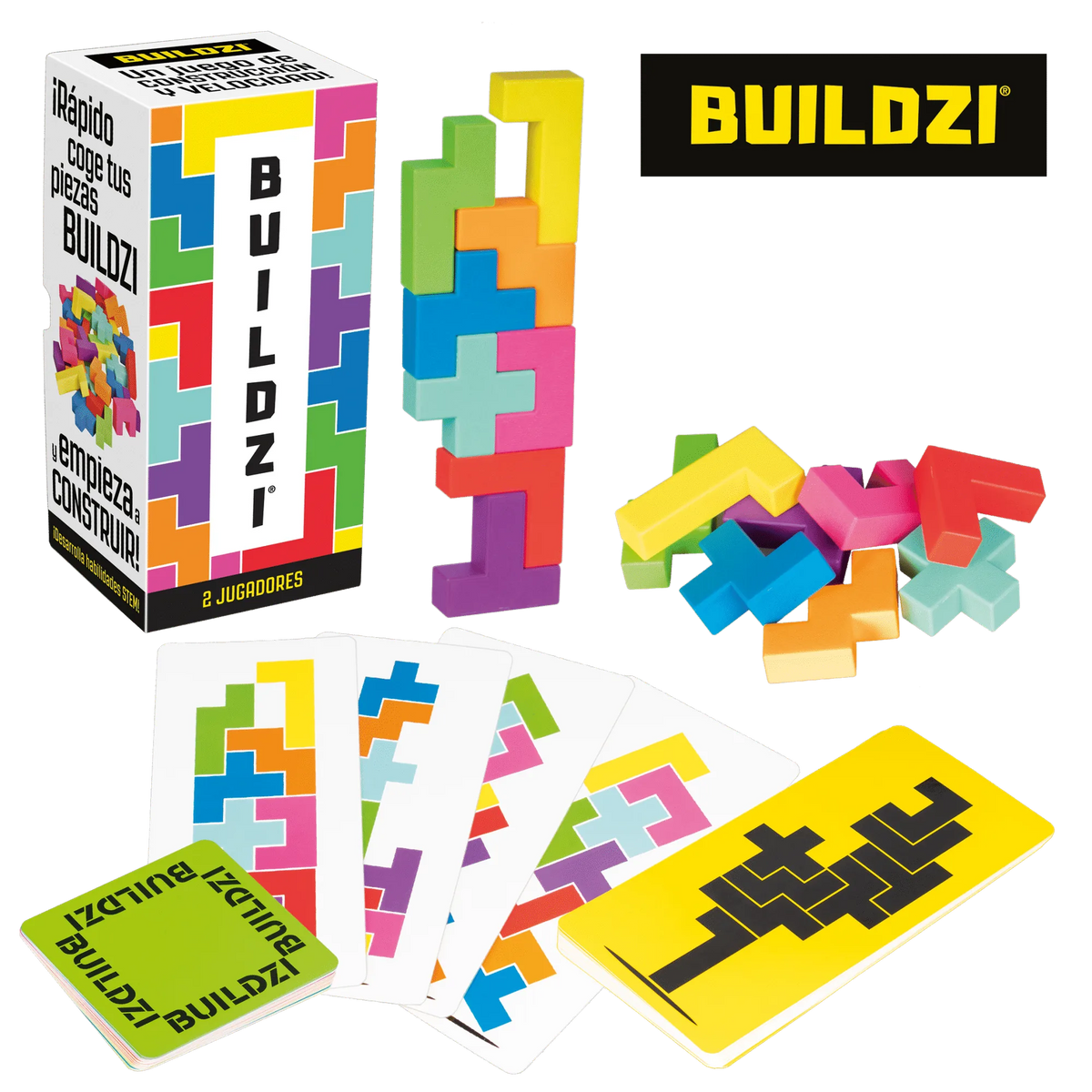 Buildzi de Lúdilo | De Cáscara de Nuez | concentración, tolerancia a la frustración, habilidades sociales, atención