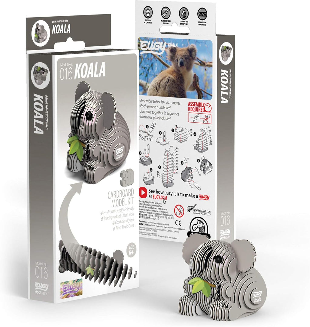 016 EUGY Koala | De Cáscara de Nuez | creatividad, motricidad fina, concentración, sostenibilidad