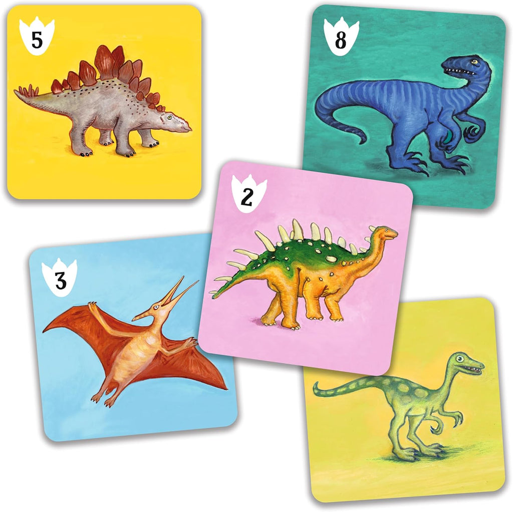 Cartas Batasaurus de Djeco | De Cáscara de Nuez | habilidades sociales, tolerancia a la frustración, concentración, respeto
