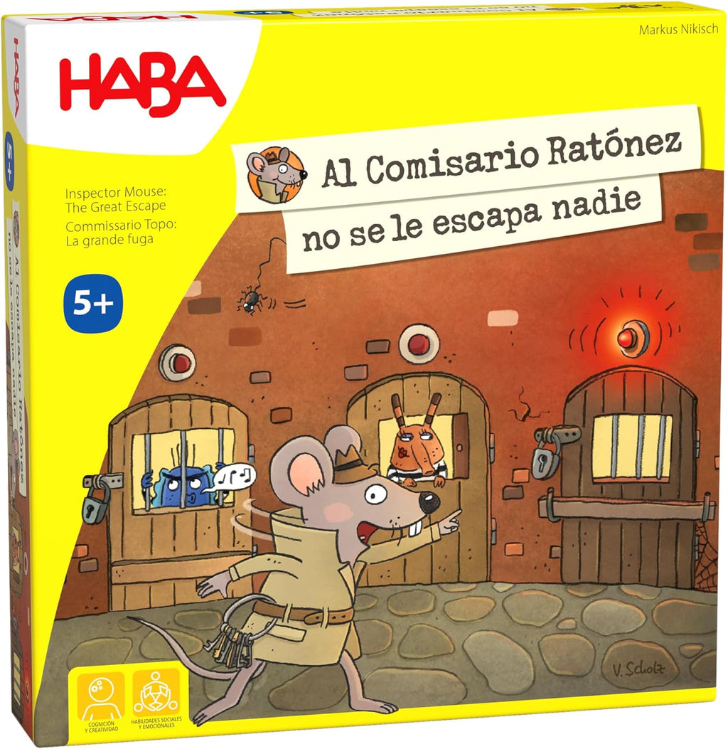 Al comisario Ratonez de Haba | De Cáscara de Nuez | concentración, estimulación cognitiva, habilidades sociales, atención