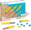 Makedo Discover 126 piezas | De Cáscara de Nuez | creatividad, respeto, sostenibilidad, estimulación cognitiva