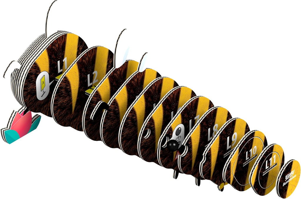 073 EUGY Bumblebee Abeja | De Cáscara de Nuez | concentración, respeto, motricidad fina, sostenibilidad