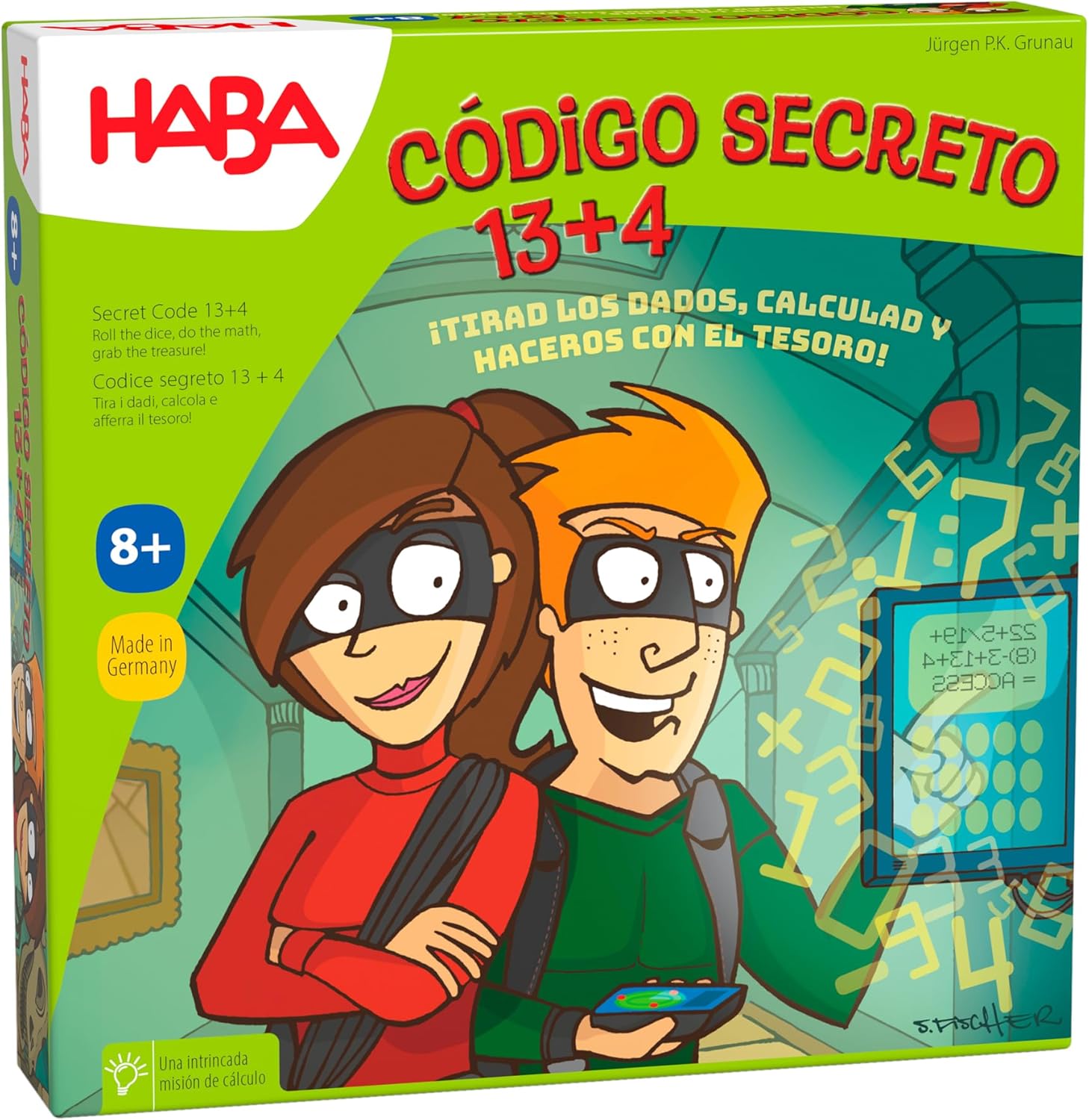 Código secreto 13+4 de Haba | De Cáscara de Nuez | concentración, estimulación cognitiva, autonomía, atención