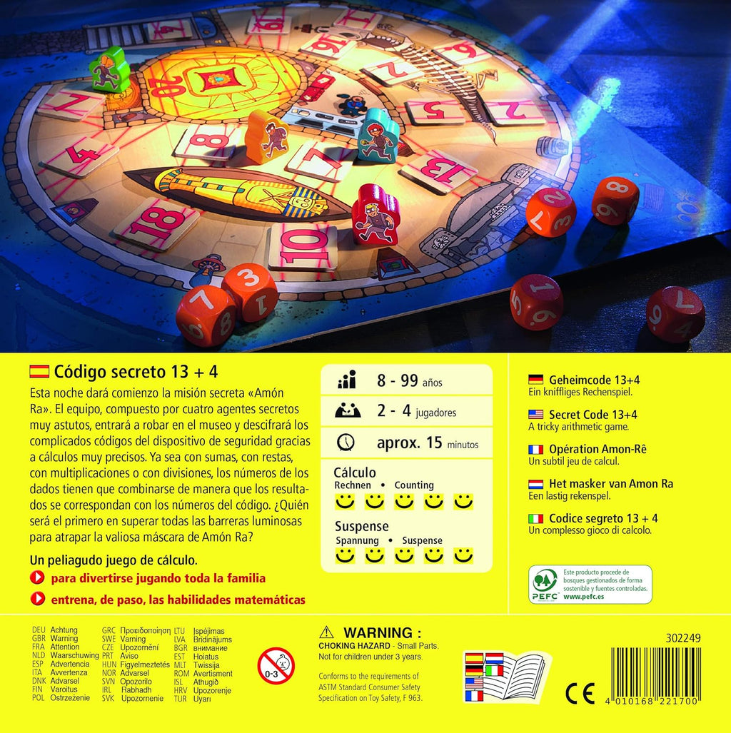 Código secreto 13+4 de Haba | De Cáscara de Nuez | concentración, estimulación cognitiva, autonomía, atención