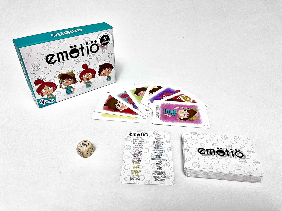 Emotio de Átomo Games | De Cáscara de Nuez | inteligencia emocional, emociones, habilidades sociales, comunicación