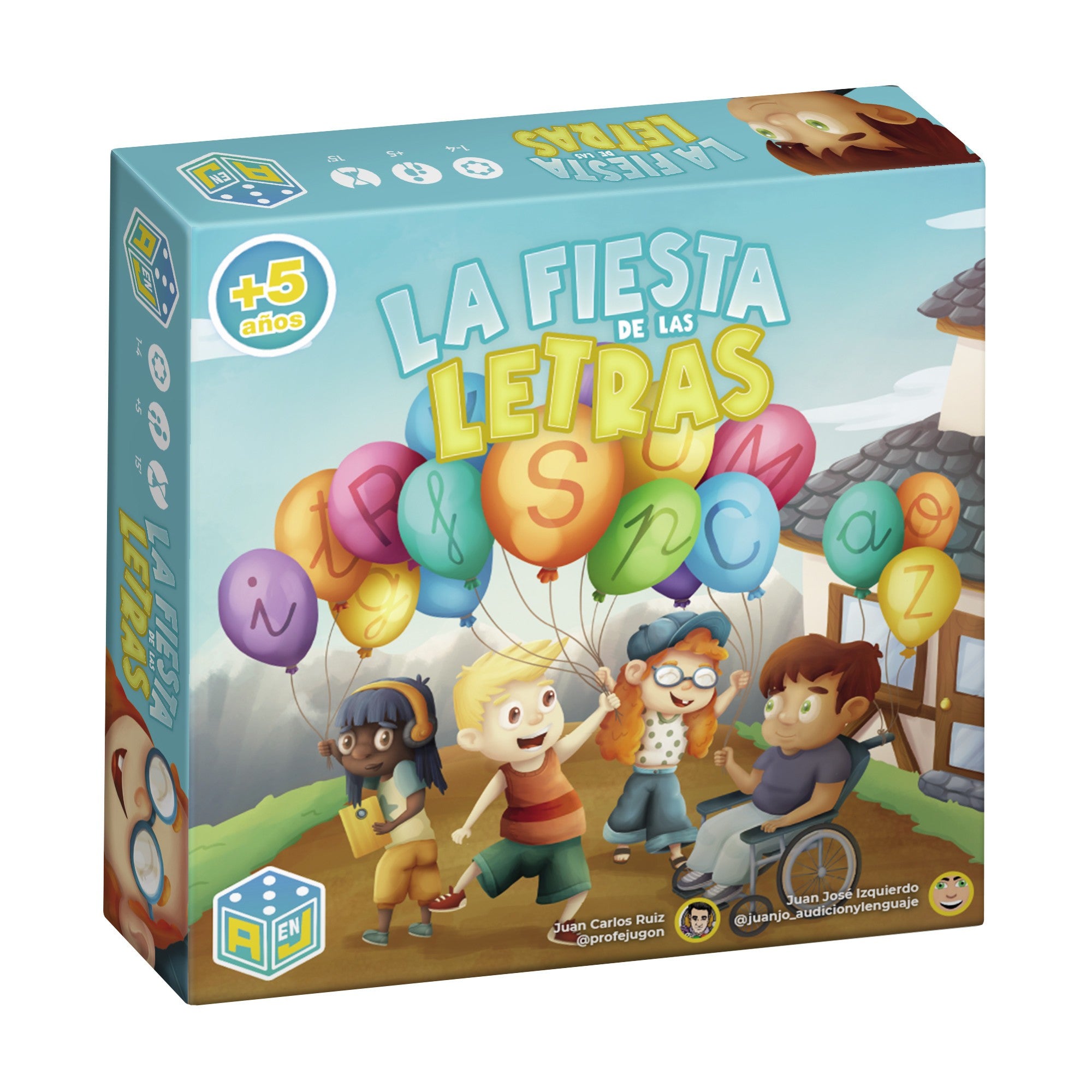 La Fiesta de las letras de Átomo Games | De Cáscara de Nuez | lenguaje, comunicación, habilidades sociales, estimulación cognitiva