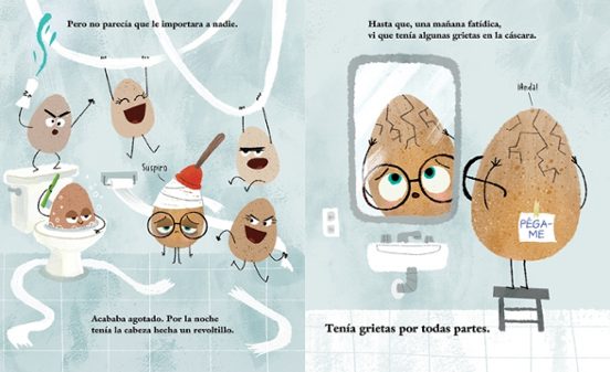 Un huevo muy bueno. Editorial Molino | De Cáscara de Nuez | tolerancia a la frustración, emociones, lenguaje, comunicación
