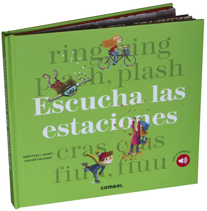 Escucha las estaciones. Editorial Combel | De Cáscara de Nuez | lenguaje, respeto, estimulación cognitiva, comunicación