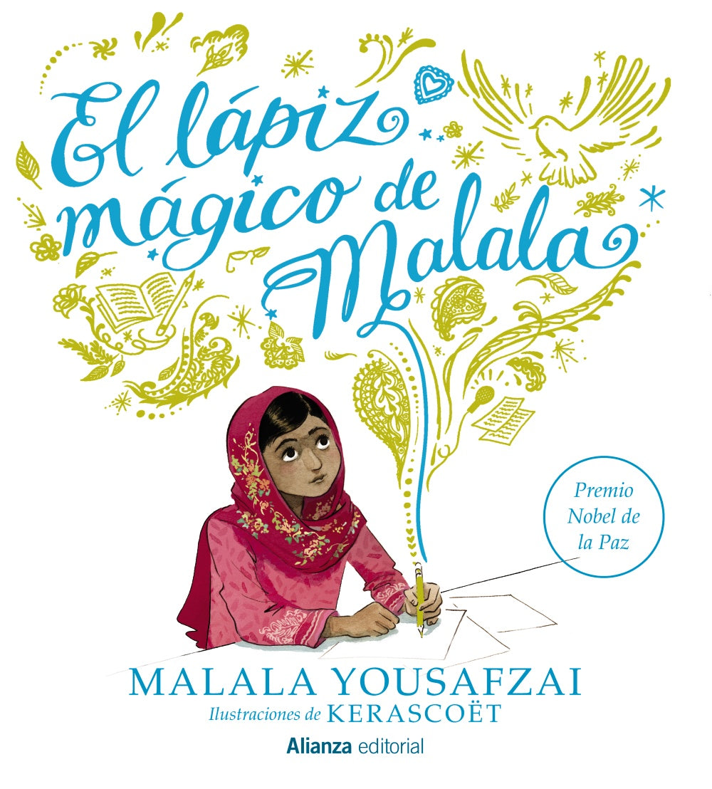 El lápiz mágico de Malala. Alianza Editorial | De Cáscara de Nuez | igualdad, respeto, autoestima, habilidades sociales