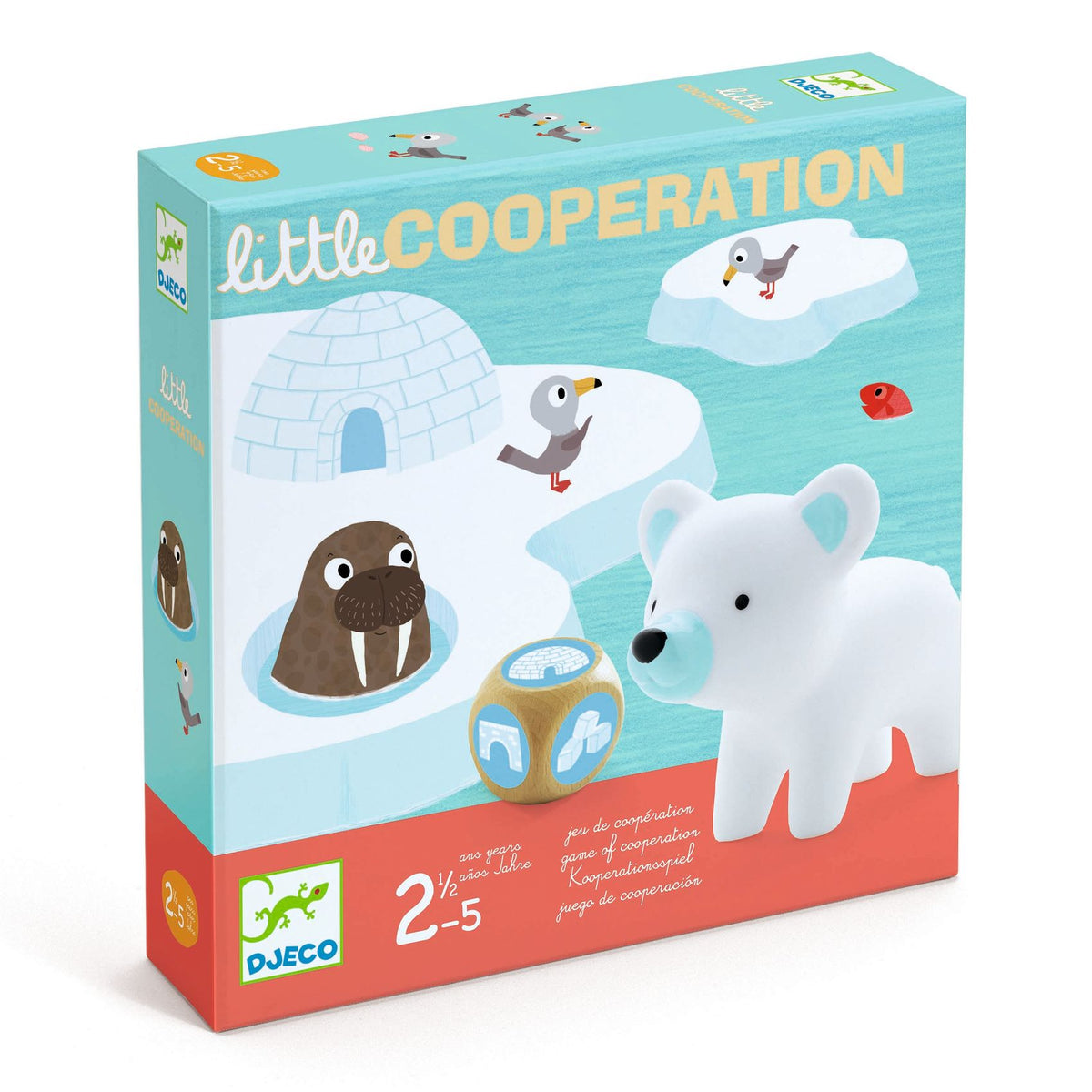 Little Cooperation Djeco  | De Cáscara de Nuez | cooperativo, trabajo en equipo, Djeco, 2 años, primer juego de mesa, motricidad, habilidades sociales, respeto de turnos, profesionales, aprender a ganar o perder.