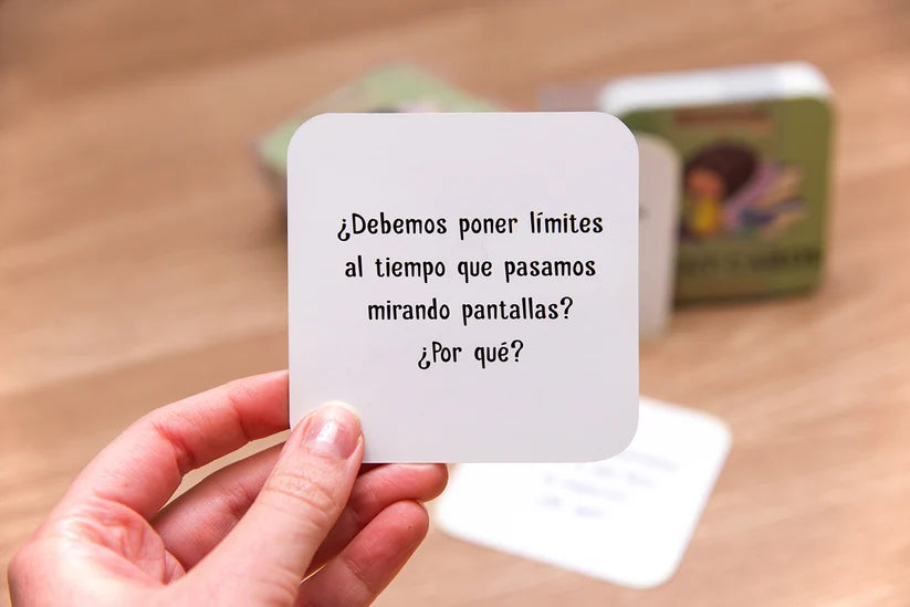Talent Cards Reflexiona de Talentina | De Cáscara de Nuez | pensamiento crítico, reflexión, inteligencia emocional, valores, conversación en familia, autonomía