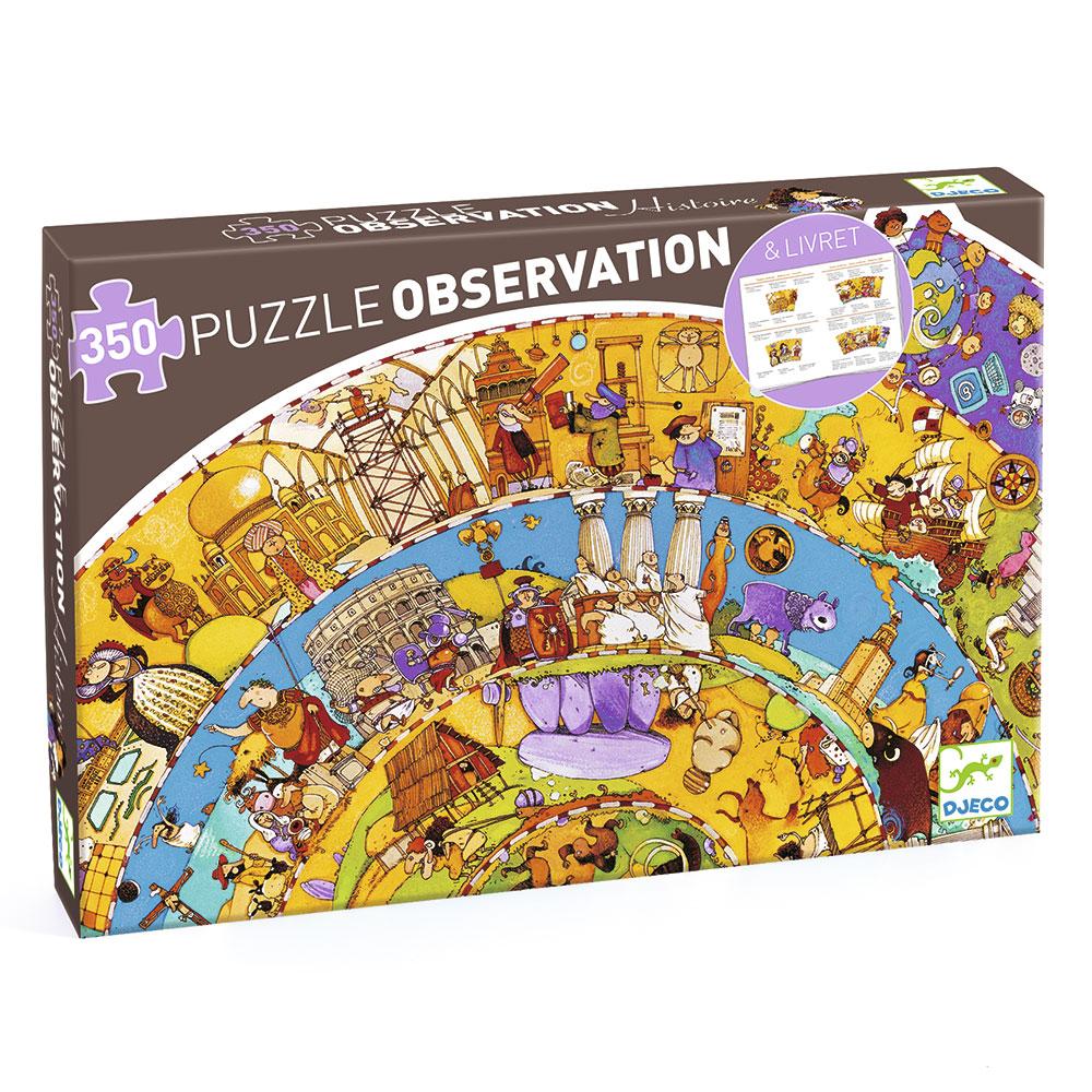 Puzzle Observación Historia de Djeco | De Cáscara de Nuez | atención, estimulación cognitiva, concentración, respeto
