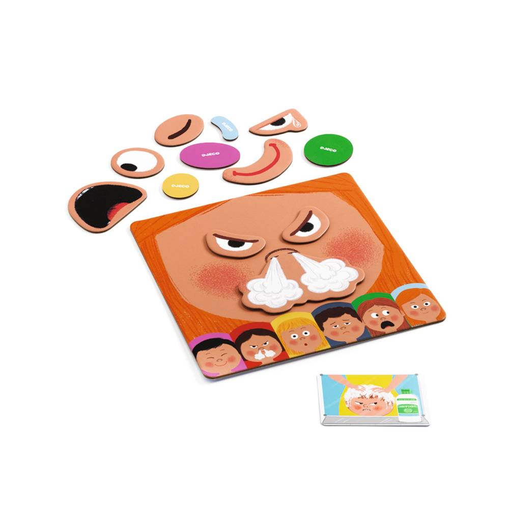 Emotico de Djeco | De Cáscara de Nuez | inteligencia emocional, emociones, comunicación, habilidades sociales	