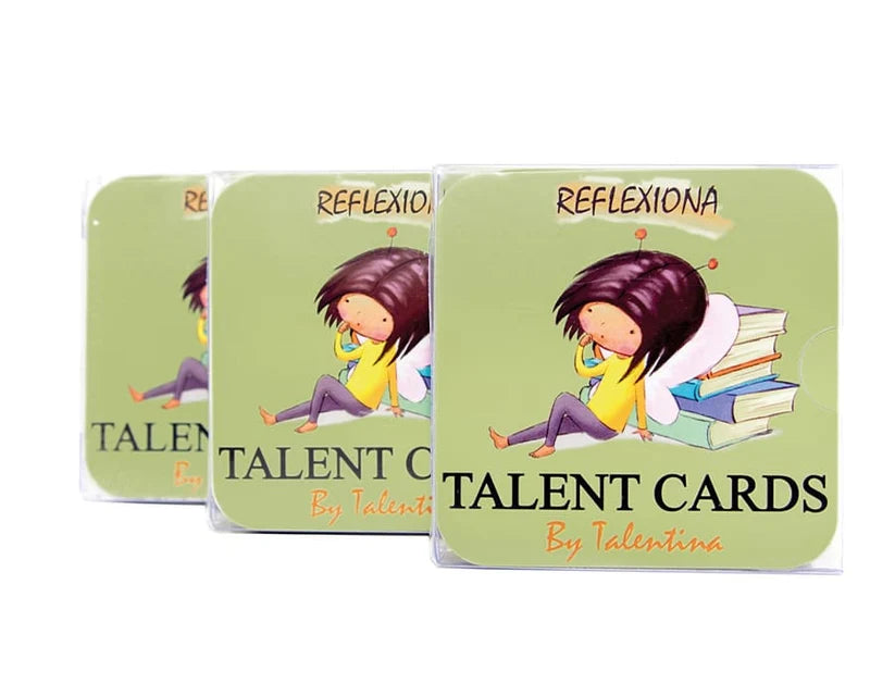 Talent Cards Reflexiona de Talentina | De Cáscara de Nuez | pensamiento crítico, reflexión, inteligencia emocional, valores, conversación en familia, autonomía