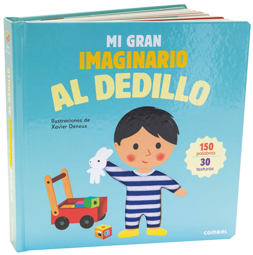 Mi gran imaginario al dedillo. Editorial Combel | De Cáscara de Nuez | lenguaje, estimulación cognitiva, comunicación, atención