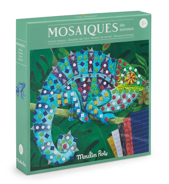 Mosaicos animales del mundo de Moulin Roty|De Cáscara de Nuez | motricidad, manualidades, destreza y pulso,  creatividad, , atención, motricidad, concentración, decoración.