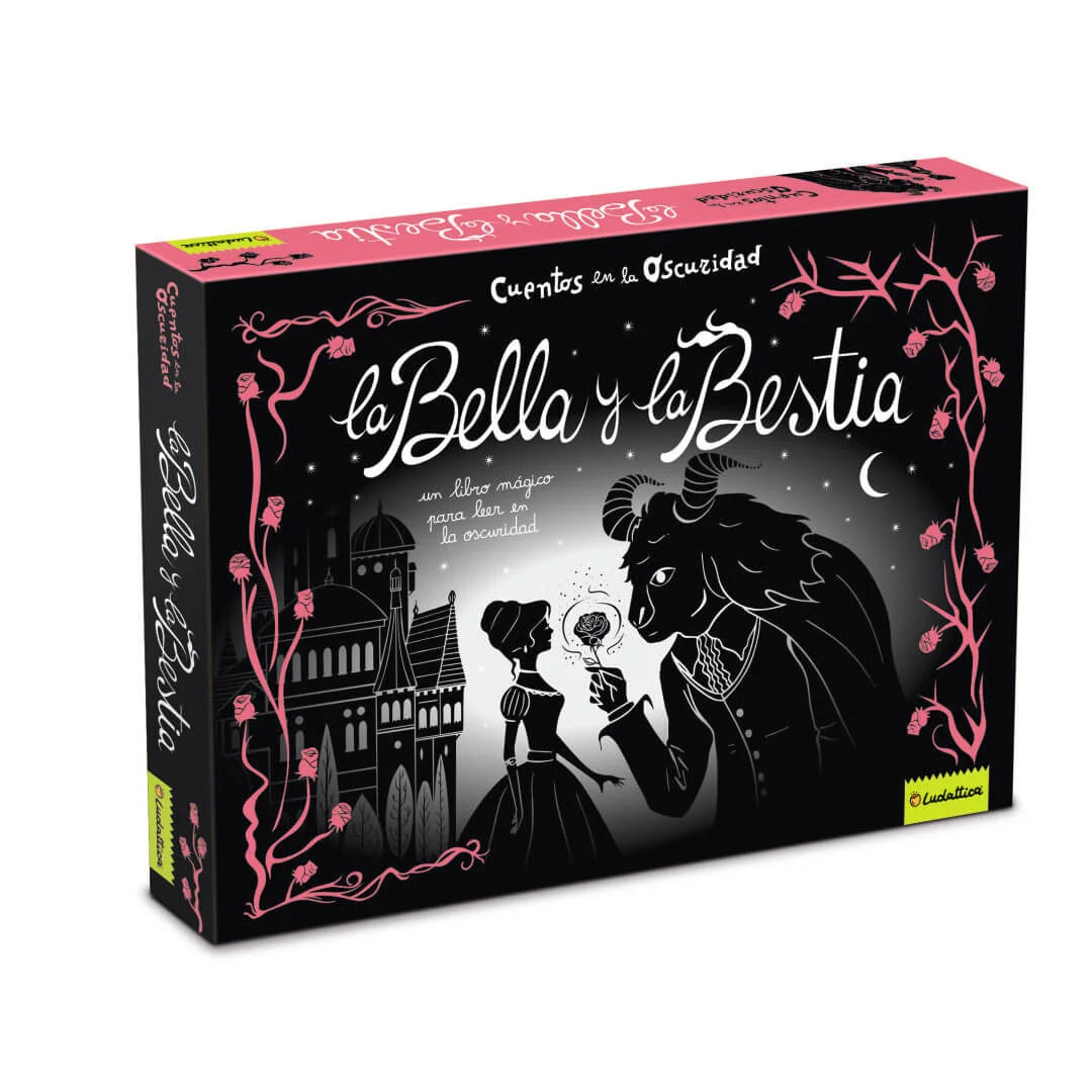 Cuentos en la Oscuridad La Bella y la Bestia de Ludattica | De Cáscara de Nuez | emociones, respeto, lenguaje, habilidades sociales	
