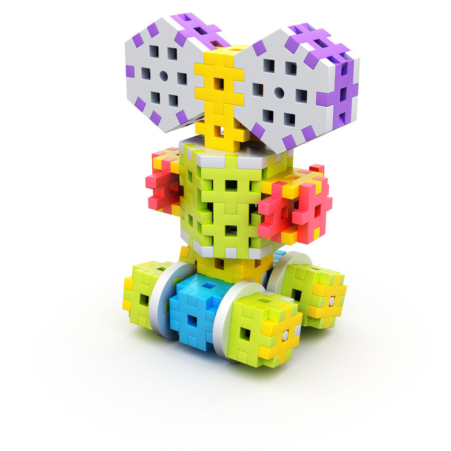 Meli basic constructor 200 piezas | De Cáscara de Nuez | autonomía, estimulación cognitiva, creatividad, concentración