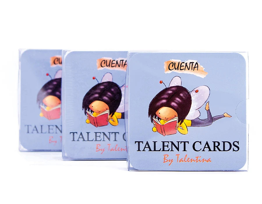 Talent Cards Cuenta| De Cáscara de Nuez |fluidez verbal, imaginación, creatividad, estimulación, profesionales.