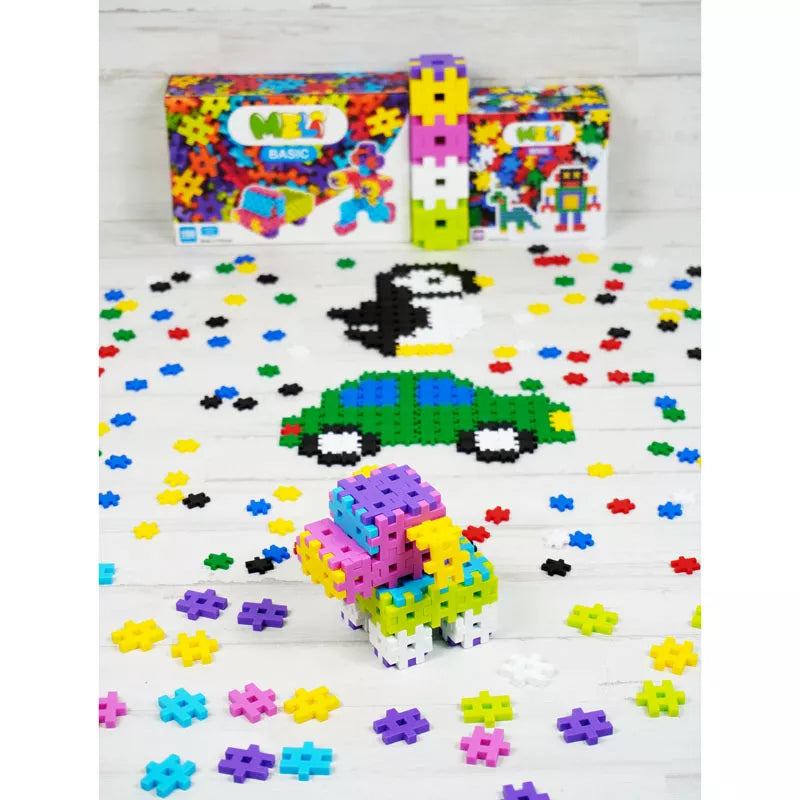 Meli basic pastel 150 piezas | De Cáscara de Nuez | creatividad, concentración, motricidad fina, juego libre