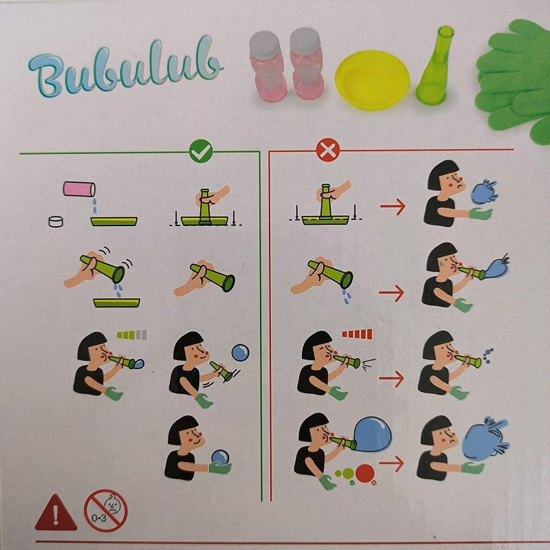 Bubulup pompas de jabón de Juegaconmigo | De Cáscara de Nuez | motricidad, juego libre, autonomía, concentración