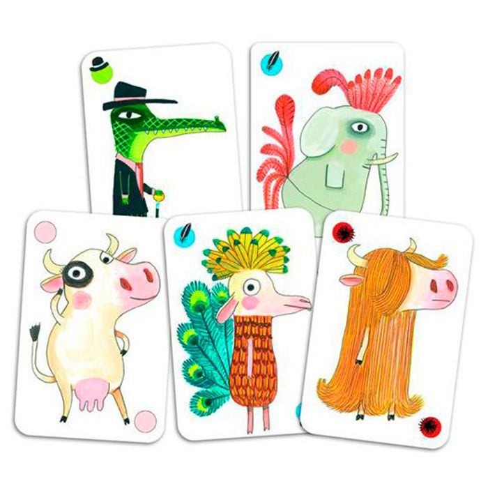 Juego de Cartas de Estrategia Pipolo de Djeco| De Cáscara de Nuez | estrategia, juego de mentiras, lenguaje, habilidades sociales, tolerancia a la frustración. 