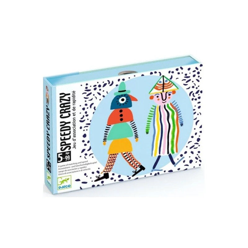 Speedy Crazy Djeco – Juego de cartas de asociación visual y reflejos | De Cáscara de Nuez | reflejos, atención, cartas, juego familiar, Djeco, velocidad, profesionales, terapia. 