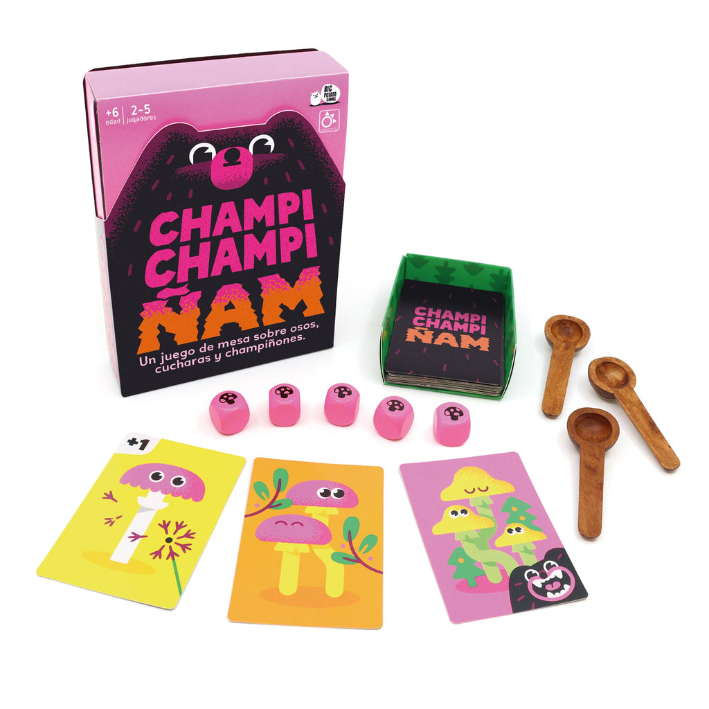 Champi Champi Ñam de Mercurio | De Cáscara de Nuez | atención, estimulación cognitiva, habilidades sociales, comunicación, motricidad