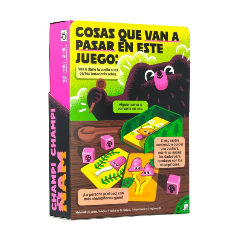 Champi Champi Ñam de Mercurio | De Cáscara de Nuez | atención, estimulación cognitiva, habilidades sociales, comunicación, motricidad