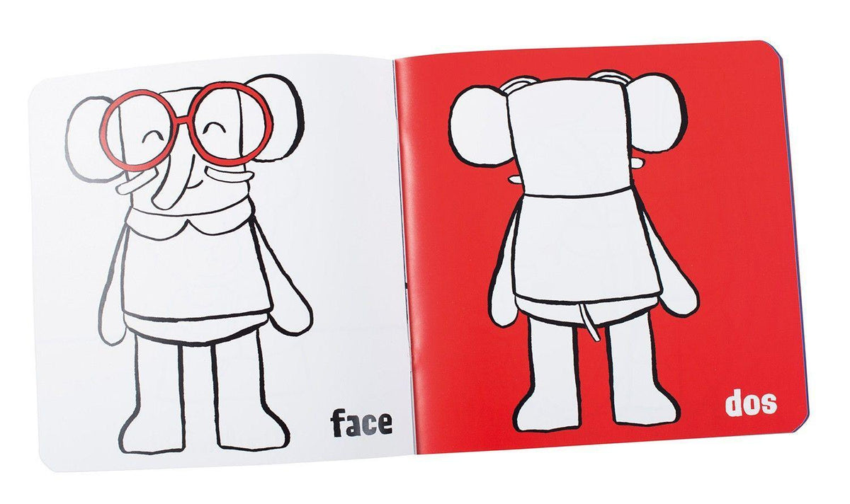 Colorea los Contrarios de Popipop de Moulin Roty| De Cáscara de Nuez |  antónimos, creatividad, motricidad, vocabulario. 