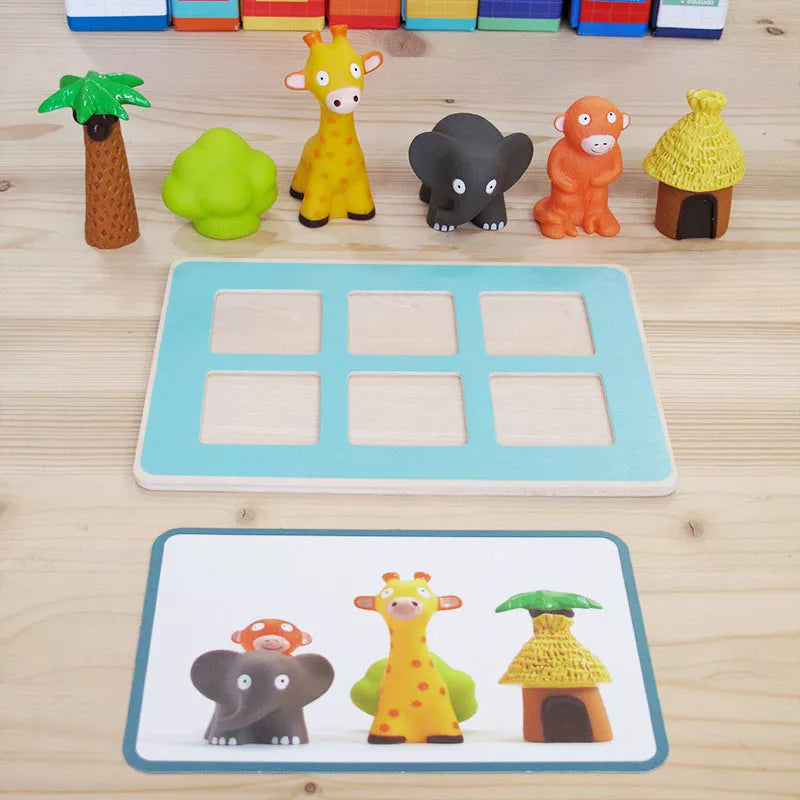 Eduludo spacio de Djeco | De Cáscara de Nuez | atención, motricidad, autonomía, orientación espacial, estimulación cognitiva